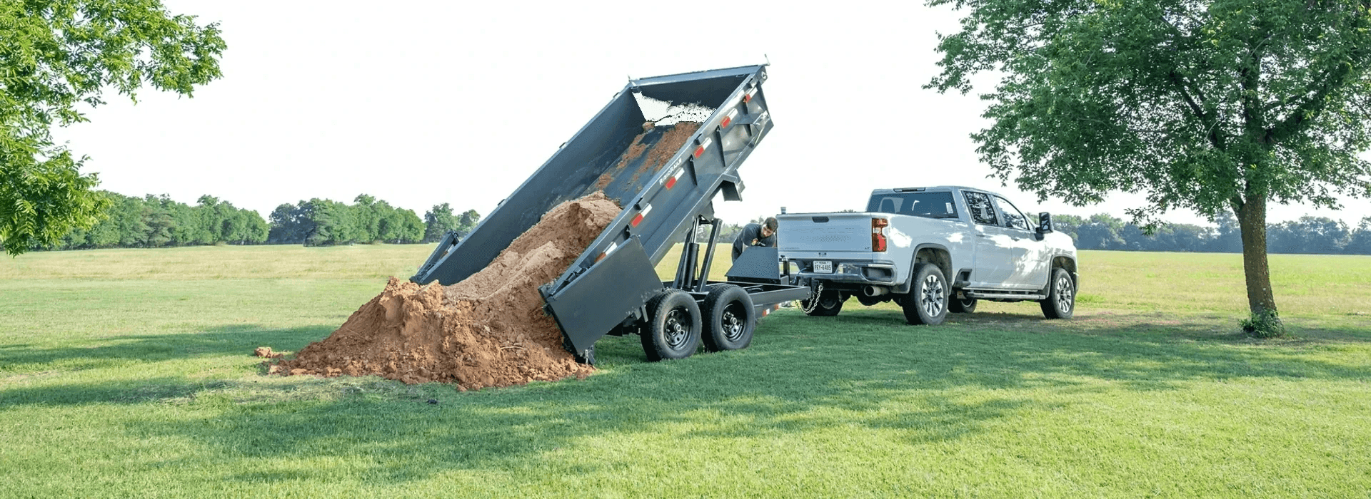 Hitched Up Trailers dump trailer
