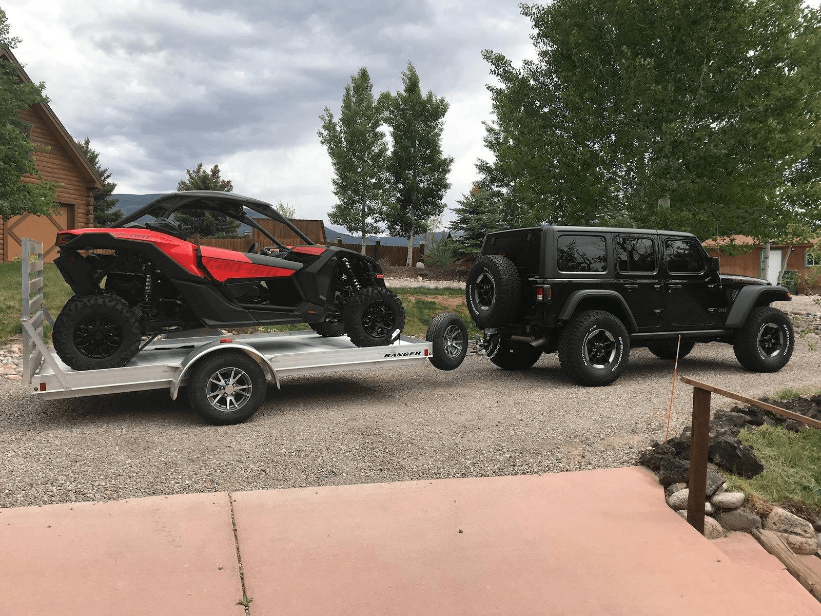 Hitched Up Trailers UTV trailer